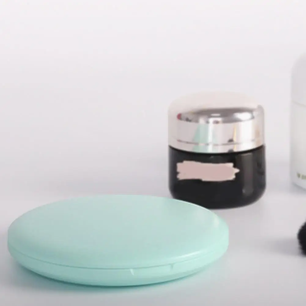 Espejo de maquillaje portátil con batería para mujer, espejo de tocador de viaje con Led, recargable, aumento de 10x