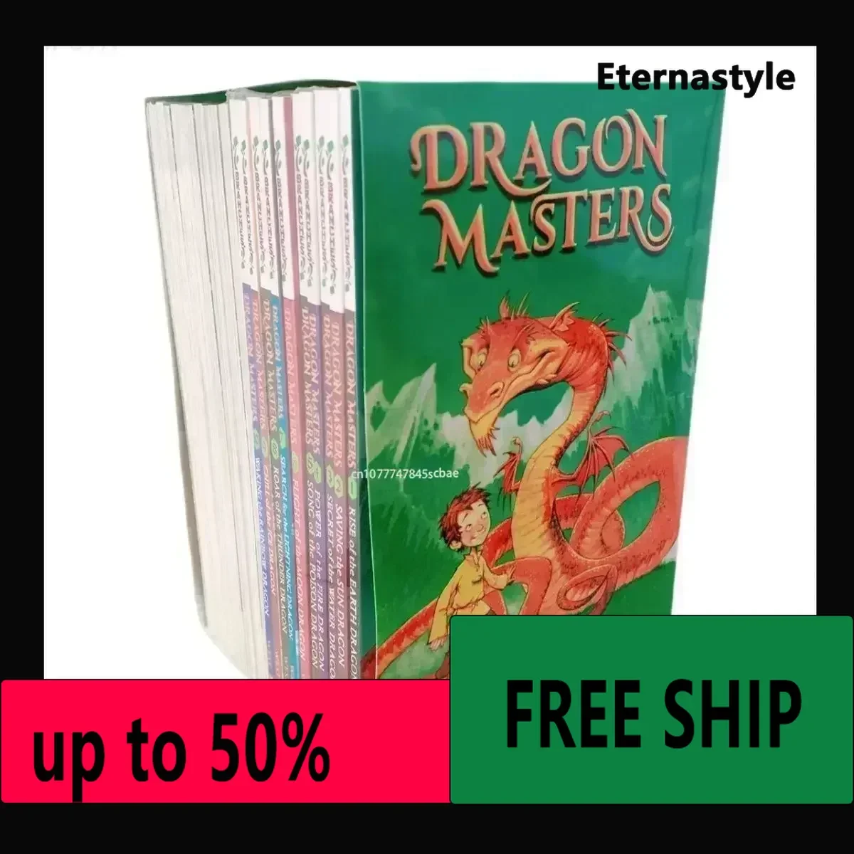 Hot Books of20 Pcs/Set Dragon Masters Children Books Kids English Reading Story Book Chapter Book Novels for 5-12 Years English