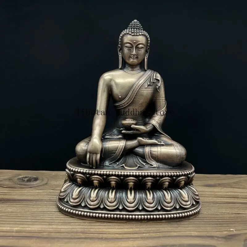 Copper Antique Sakyamuni Baosheng Buddha The Rulai does not move on the big day, and the Rulai Amitabha Buddha is not empty to a