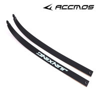 1Pair JUNXING F155/158/F168 Archery Recurve Bow Limbs 16-40lbs Maple Wood Backed High Strength Fiberglass Limbs