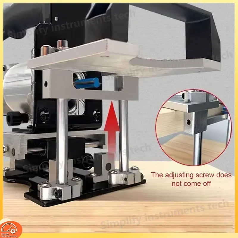 2 in 1 Woodworking Edge Banding Portable Handheld Trimmer Router Side Hole Drilling Jig Kit DIY Carpenter Tools