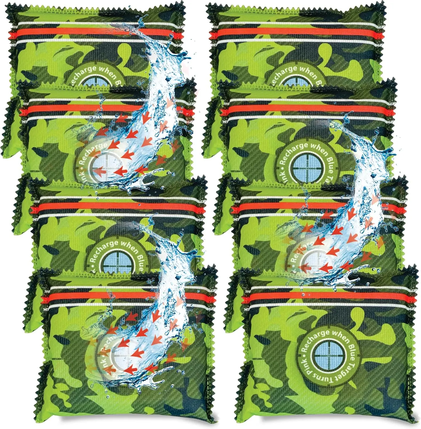 

Многоразовый осушитель для оружейных сейфов - решение с использованием влагопоглощающих пакетов для оружейных сейфов, шкафов и других помещений (8 штук в упаковке)