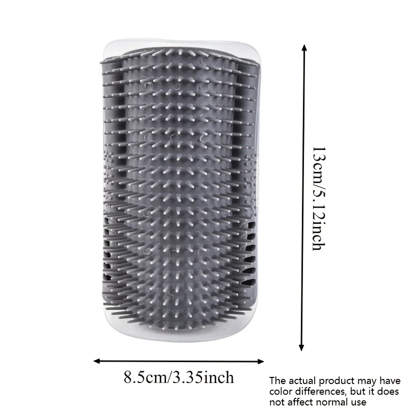 Pet Cat Scratching and Grooming Tool, Mint Ball Comb, Wall Corner Cat Entertainment Toy, Self-Entertainment Toy, Hair Removal and Scratching Gadget, Pet Self-Scratching, Hair Removal, Grooming, Cat Scratching Board and Grooming Comb, Removes Floating Hair with Just One Scratch and Press