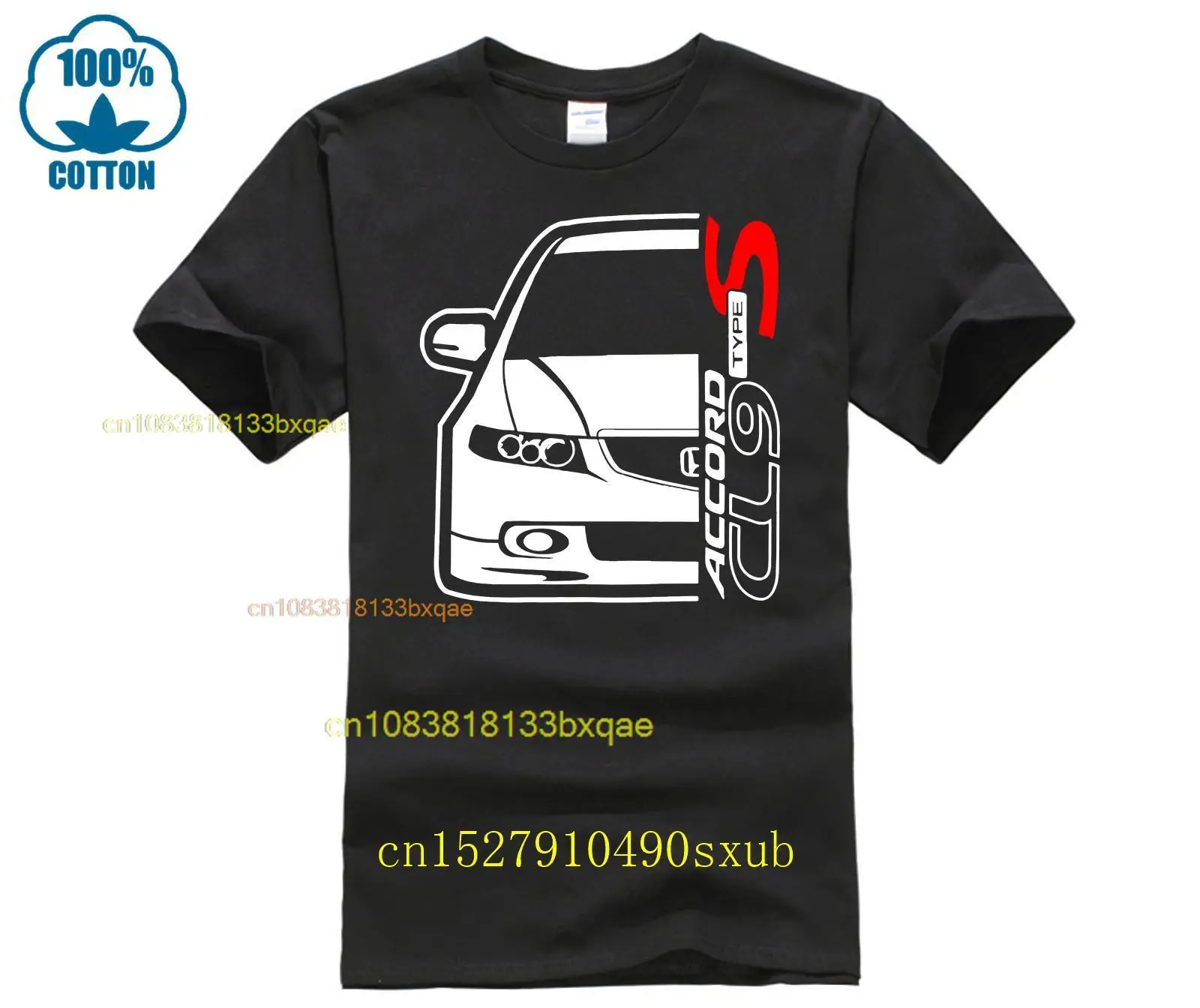 

2023 Fashion Summer T Shirt Classic Japanese car fans Accord CL9 2005 Type S Tee SHIRT