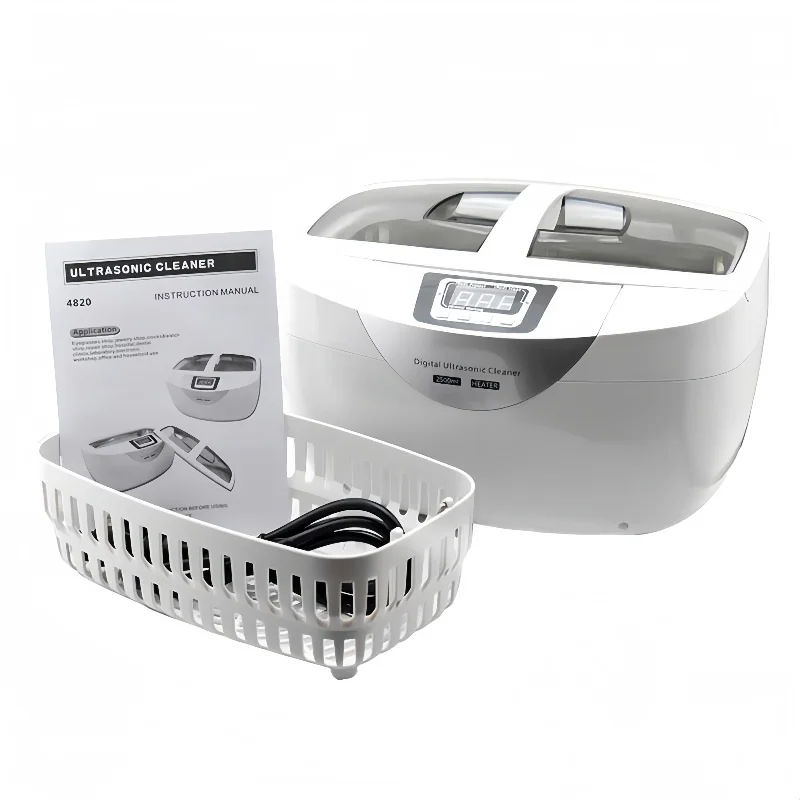 2.5L 60W 40kHz Ultrasonic Digital Cleaner Baskets Jewelry Heating Mute Ultrasonic Medical Surgical Instruments Cleaner