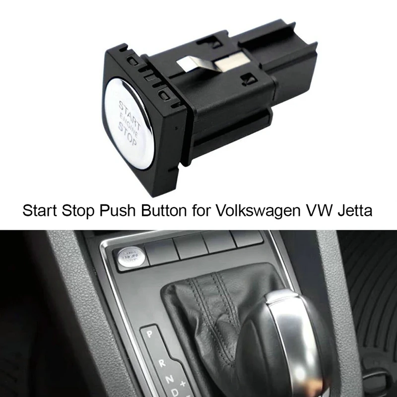 Car Engine Start Stop Push Button for VW Jetta Automatic Start-Stop Switch 16D959839 5C7959839 5C7959839AXSH