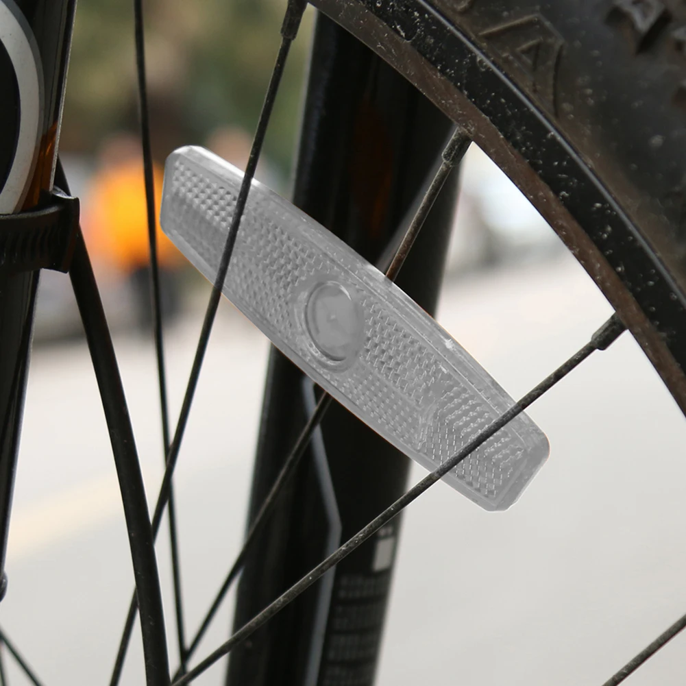 Road Bike Warning Spoke Reflector Steel Wire Lamp Warning Tapes MTB Bicycle Wheel Rim Reflective Mount Clips