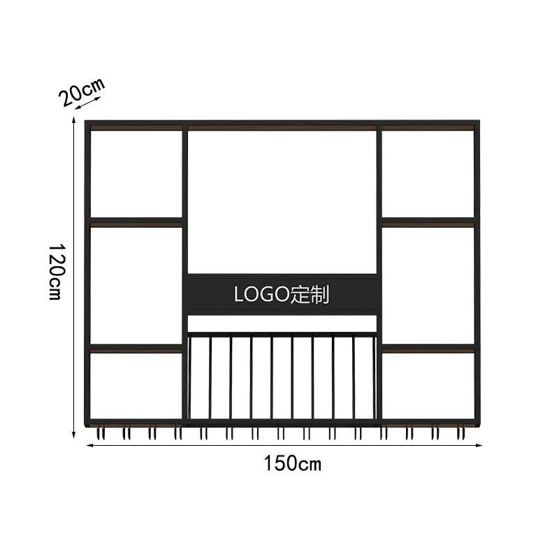 Variant: 150x20x120cm black