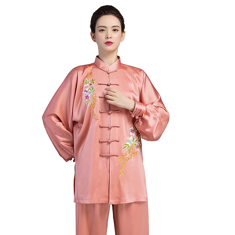 Women's Premium Tai Chi Suit Chinese Style Autumn Martial Arts Training & Competition Wear