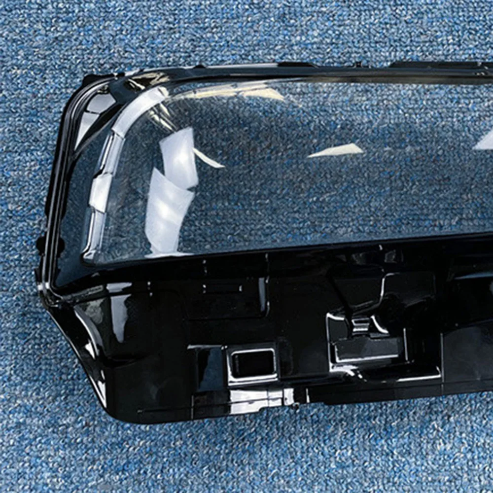 ل Xpeng P7 2020 2021 2022 سيارة الجبهة غطاء المصباح كشافات قذيفة رئيس ضوء مصباح شفاف عاكس الضوء عدسة أقنعة زجاجية #3