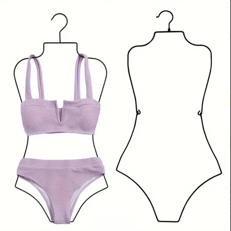 custom.New-border Swimsuit Hanger Bikini Hanger Metal Foldable Set Hanger Clothing Display Rack JSYJ Model