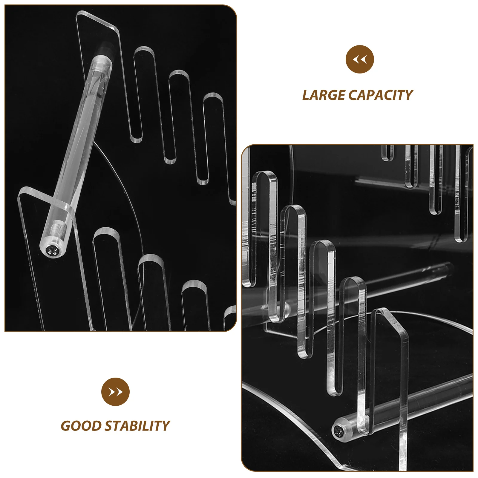 

Record Display Rack Clear Vinyl Shelf Storage Shelves The Album Stands
