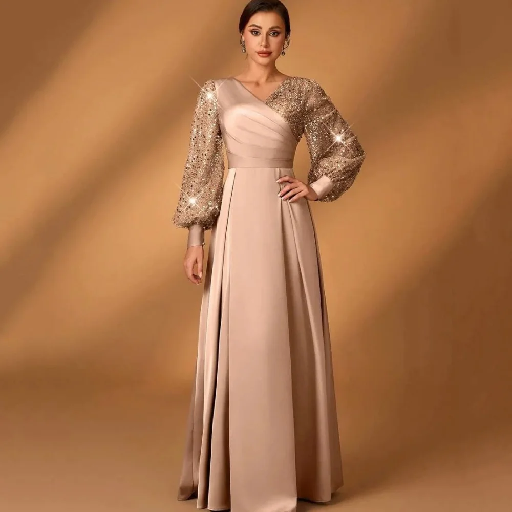 

Vintage Customized Mother Dresses Formal Occasion A Line Elegant Wedding Party Gowns Lace Grey Floor Length Dress