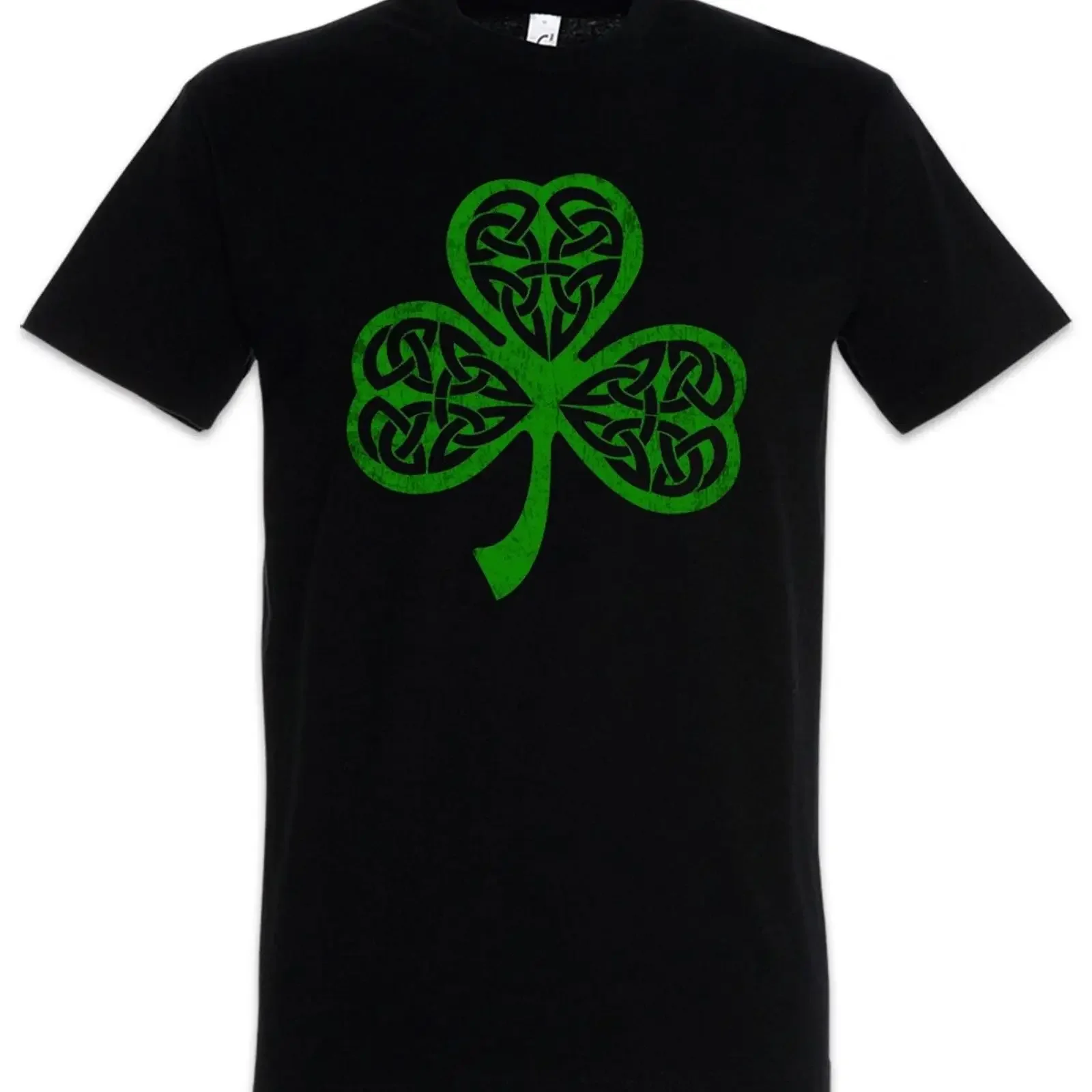 Shamrock Irish Knot II Herren T Shirt Cloverleaf Irland Ireland Kleeblatt vintage Washed designer clothes Breathable streetwear