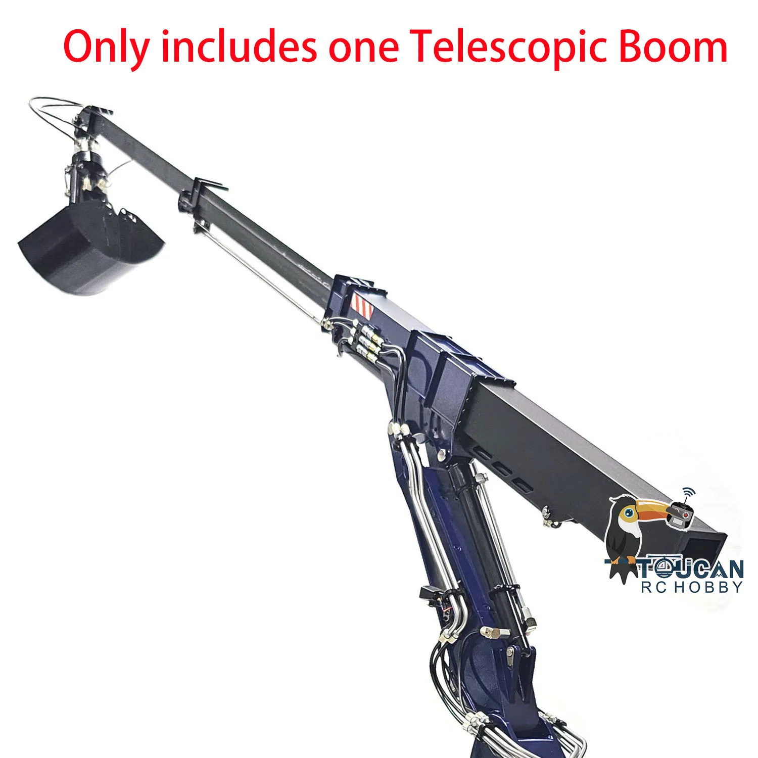 RC Deel 946 1/14 Reserve Metalen Telescopische Giek voor Speelgoed EC380 RC Hydraulische Graafmachine Radio Control Graver Vrachtwagen Voertuig Speelgoed