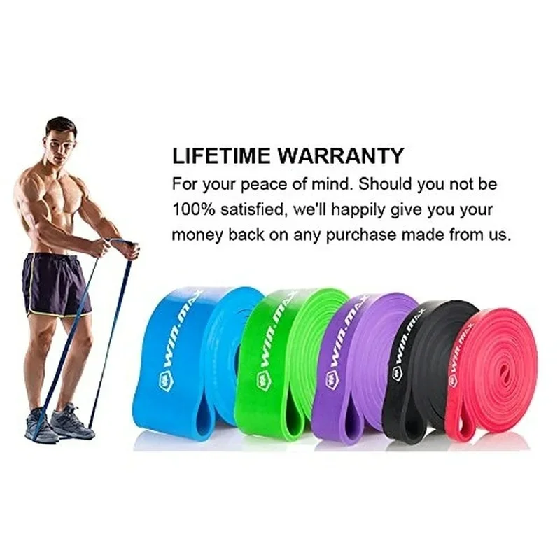 Winmax Latex Resistance Band Natural Pull Up Pilates Rubber Gym Loop Bodybuilding Yoga Exercise Fitness Sport  Equipment