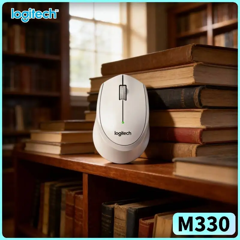 Avoid Noise To Resting Family When Working Late Night Household Space Logitech M330 Silent Wireless Mouse Click Feature