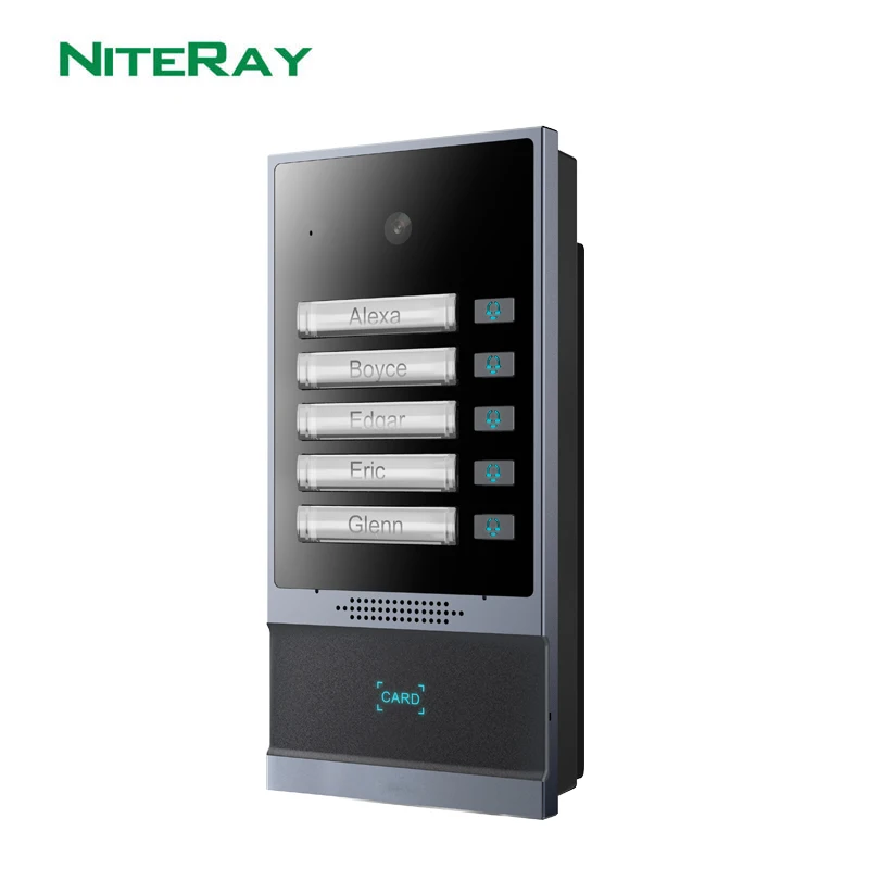 i63 High Protection IP66 and IK07 SIP IP Doorbell Video Intercom Smart Access Control with RFID/IC Cards