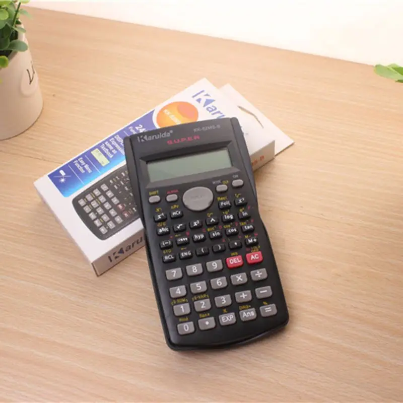 Calculadora de función científica multifuncional para estudiantes de 82MS/TL Calculadora de examen con pantalla dual