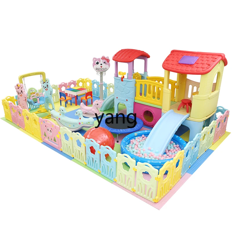 

LMM Household Indoor Equipment Amusement Park Facilities Slide Toy Family Small Amusement Park Naughty Castle