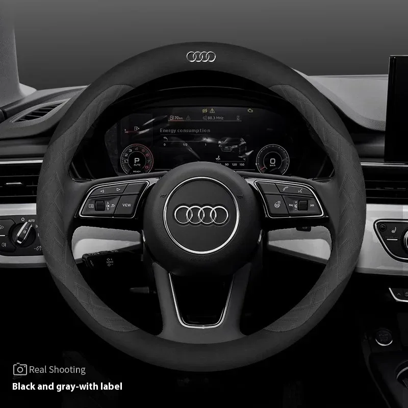 

Car Steering Wheel Cover For Audi ABT A1 A2 A3 A4 A5 A6 A7 A8 Q2 Q3 Q4 Q5 Q7 Q8 TT RS3 RS4 RS5 RS6 RS7 S3 S4 S5 S6 S7 S8 S line