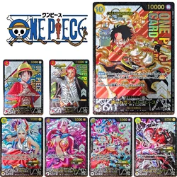 ONE PIECE Anime Characters Portgas D Ace Shanks DIY Homemade Bronzing Collection Card Game Toys Christmas Birthday Gift