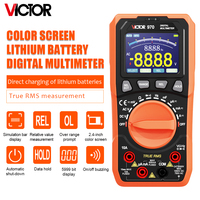 Victor 970 DIgital Multimeter 6000 Counts 2000mAh Lithium Battery Type-C Interface Anto Range TFT Color Screen