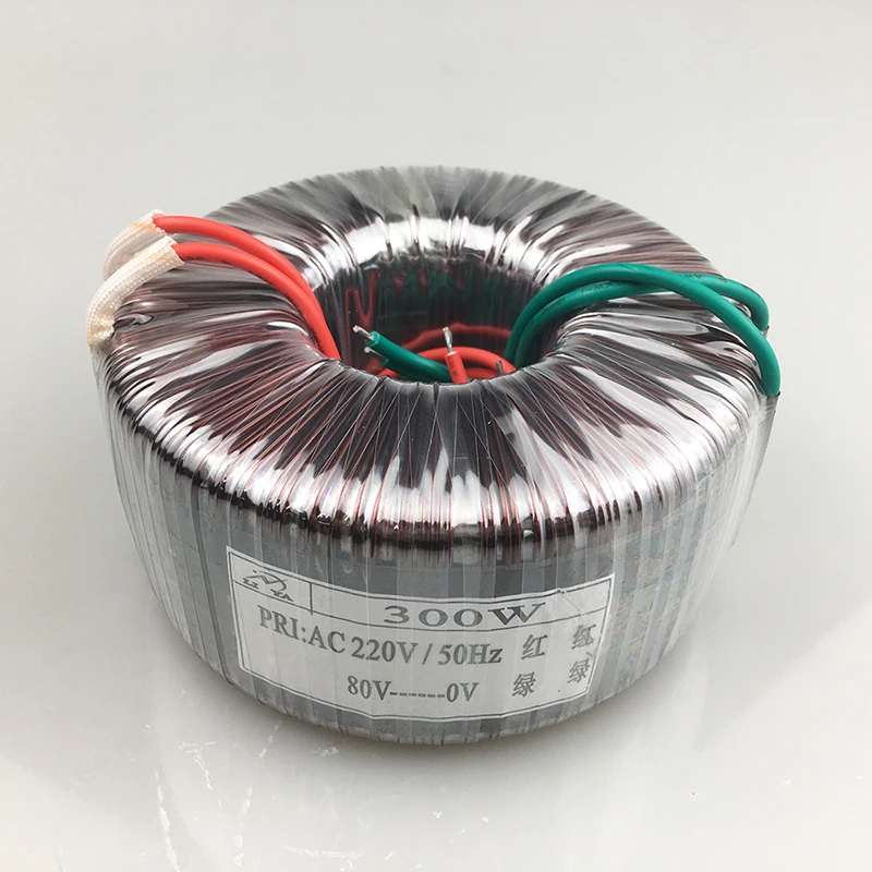 300W 스테퍼 모터 토로이달 변압기 AC220V ~ AC50V/60V/70V/80V 전원 공급 장치