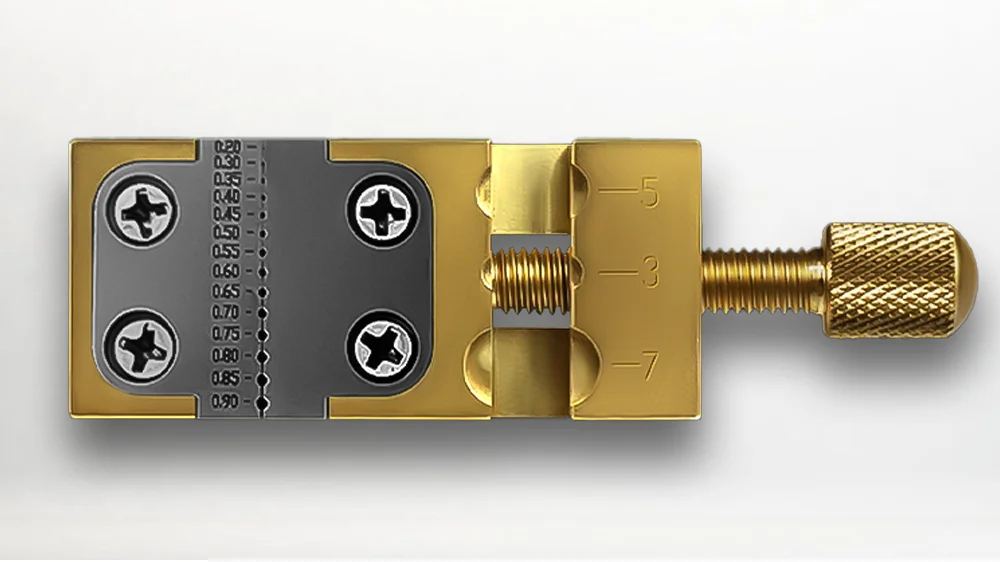 Handwerkzeug Mini-Schraubstock, Mikro-Klemmstock, aus Messing, geeignet für die Klemmung von Uhren- und Mikroteilen, mechanische Modelle – Detail 5