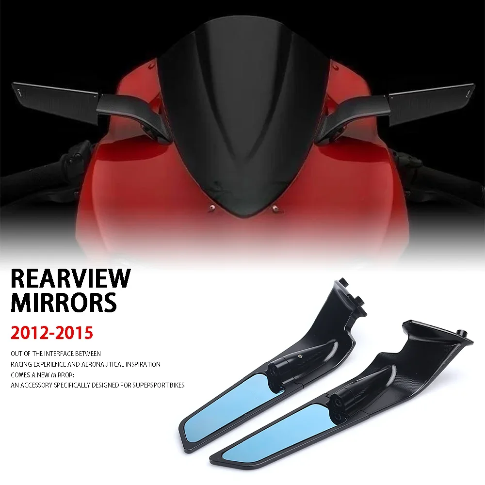 

New Motorcycle Aluminum For DUCATI Panigale 899 ABS PANIGALE 1199 / S / Tricolore Rearview Mirror Rear View Mirrors Side Mirror