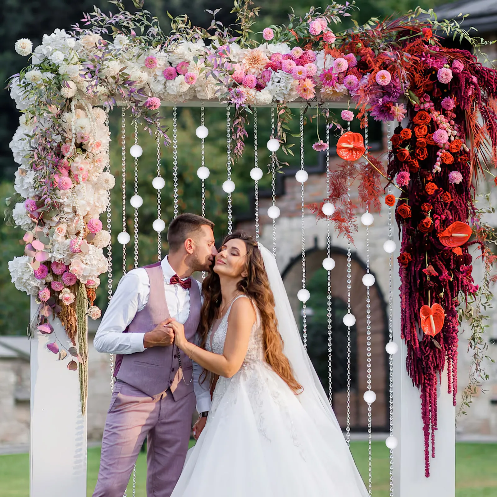 

100Pcs Polystyrene Balls Solid Round Spheres 4Cm White Craft Supplies for Wedding Party Ornament DIY Painting Polystyrene Balls