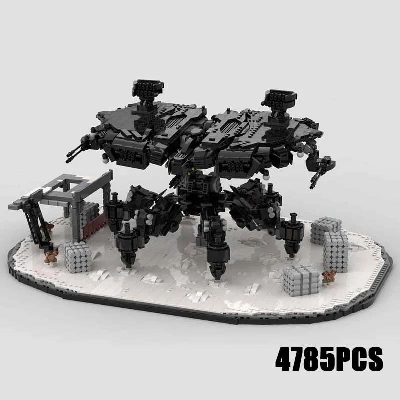 Popular Game Model Moc Building Bricks Death Bringer Mech Technology Modular Blocks Gifts Christmas Toys DIY Sets Assembly