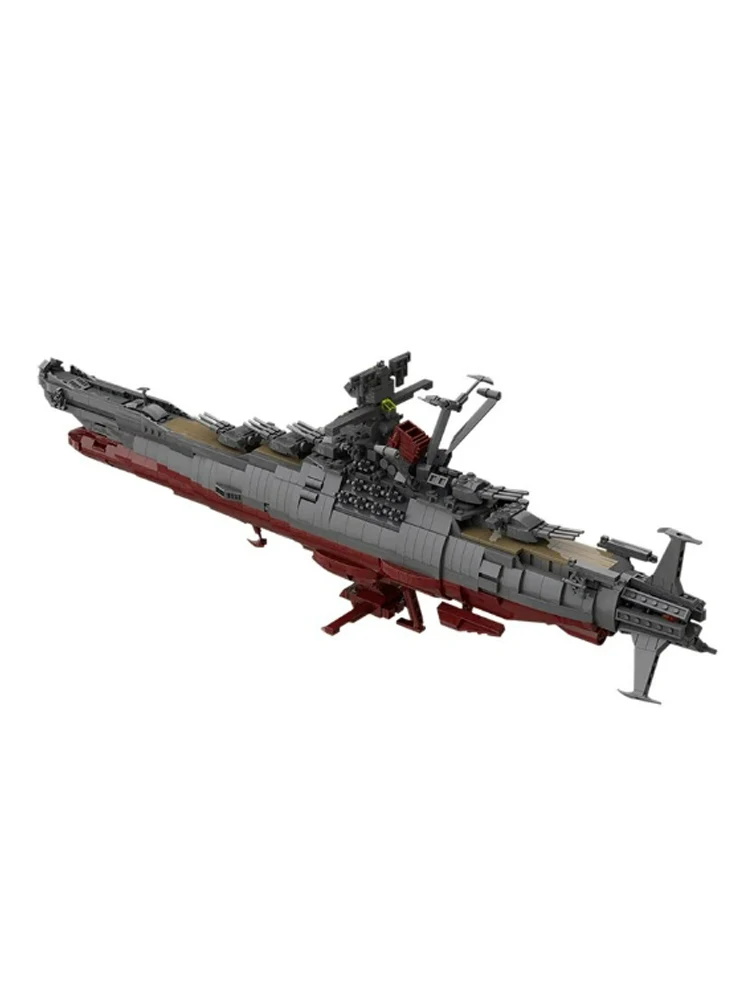 Brand New MOC-31693 982PCS Battleship Model Building Self-locking Building Block Toy Birthday Christmas Gift