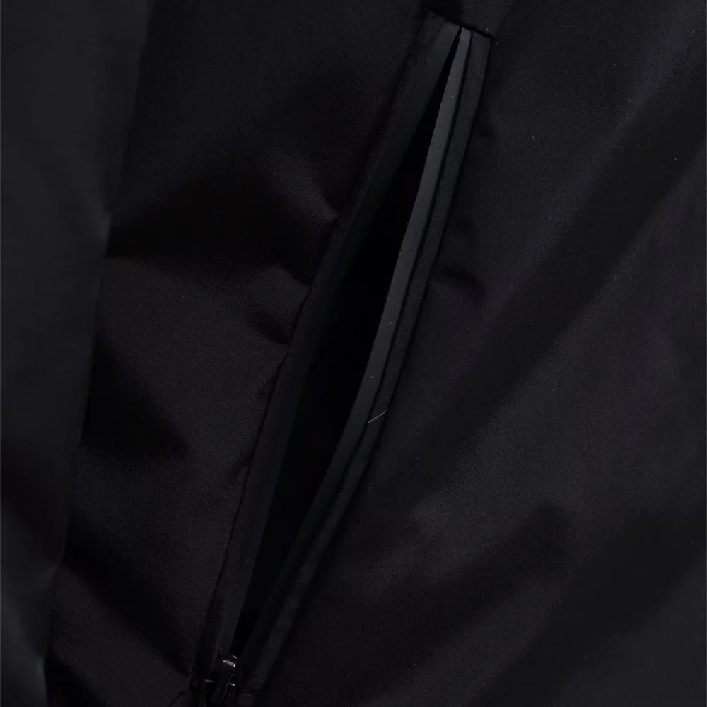 여성용 면 로브 지퍼 후드 솔리드 컬러 긴 소매 겨울 신상품 중간 길이 재킷 면 로브