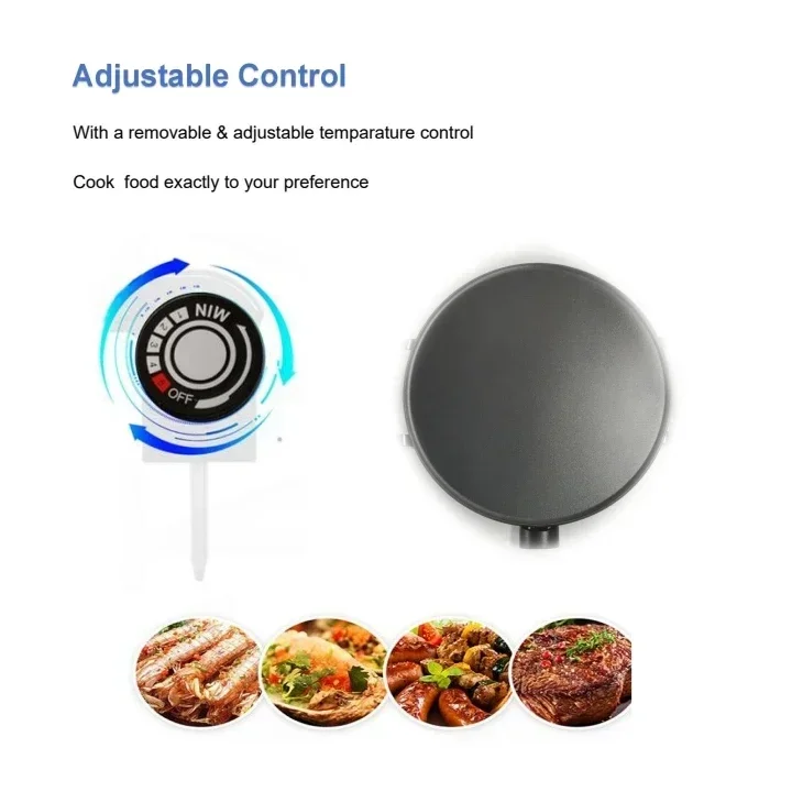 2025 NEUE multifunktionale Mogogo Injira Making Machine Crepes Machine Grille Crepe Pancake Makers