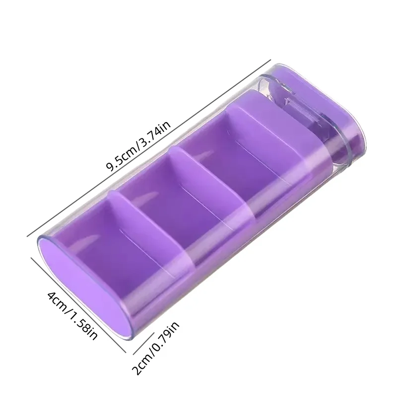 1pc Medicine packaging and storage box, small medicine box portable, mini portable and simple storage box