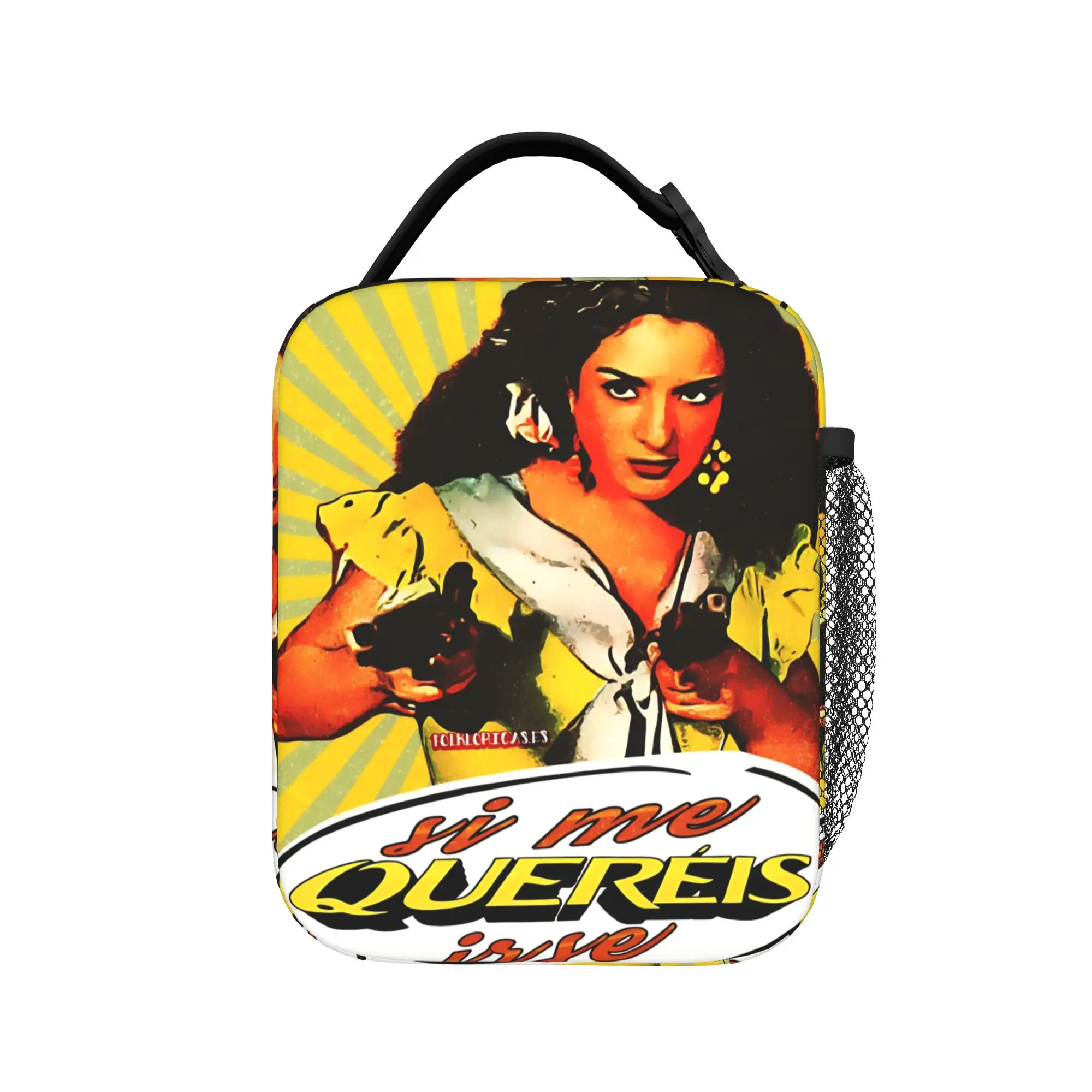 Lola Flores If you want me to go comics  Insulated Lunch Bag Portable Singer Legend Meal Container Cooler Bag Tote Lunch Box