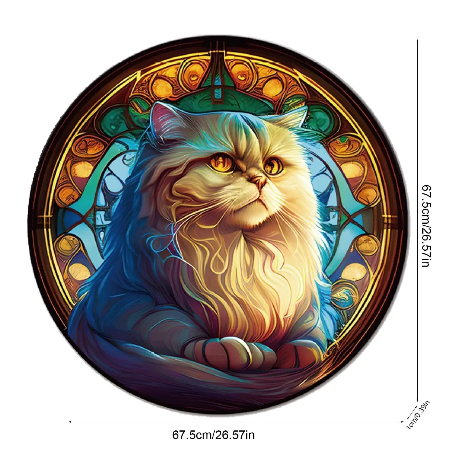 1000 pièces puzzle chat persan pour adultes, jeu de puzzle adulte très défi, décoration de la maison fête vacances cadeau d'anniversaire