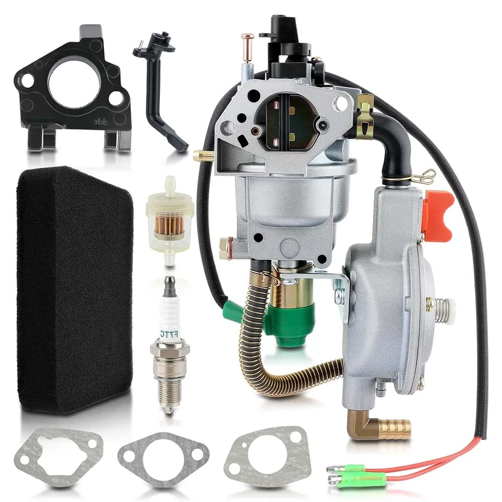 For Outdoor Construction Dual Fuel Carburetor Kit Optimize Flow For Generators Dual Generator Fuel Switch Kit For