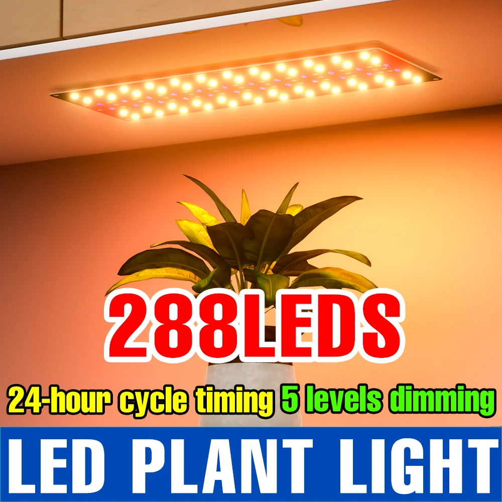 

USB DC5V светодиодный светильник для выращивания растений, полный спектр, квантовая доска, заполняющая лампа для цветов, 1/2/3/4 головки с регулируемой яркостью, 8/12/16 часов, автоматическое включение/выключение