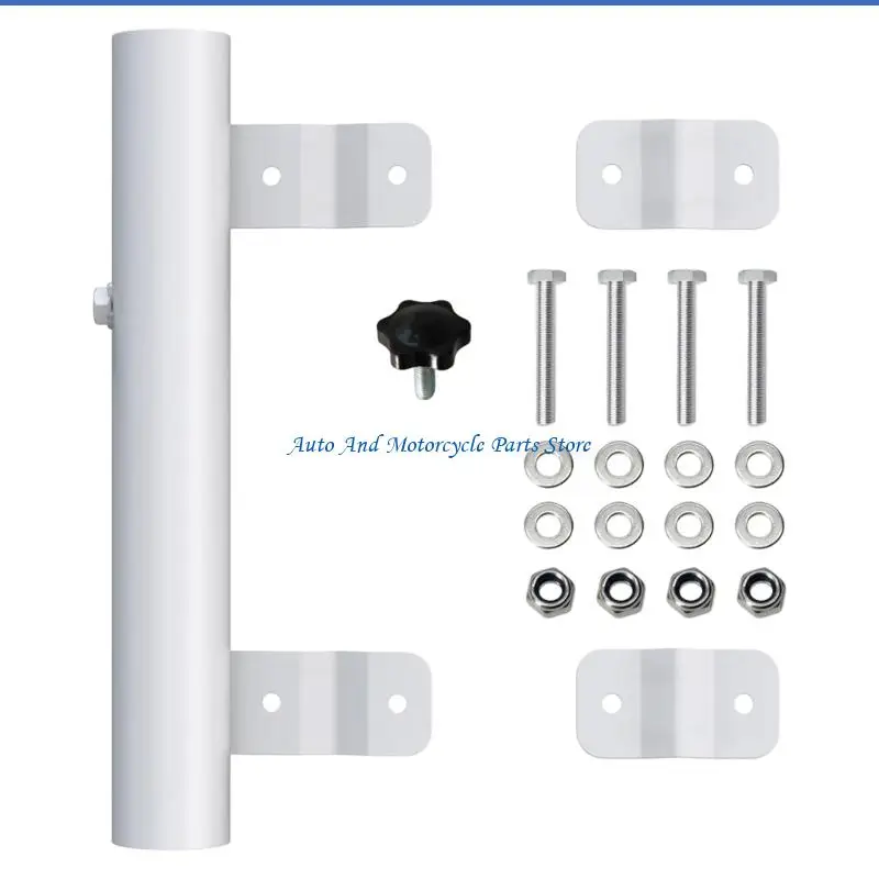 P9FD Trail Vehicle Flagpole Bracket with Metal Mount for Displays