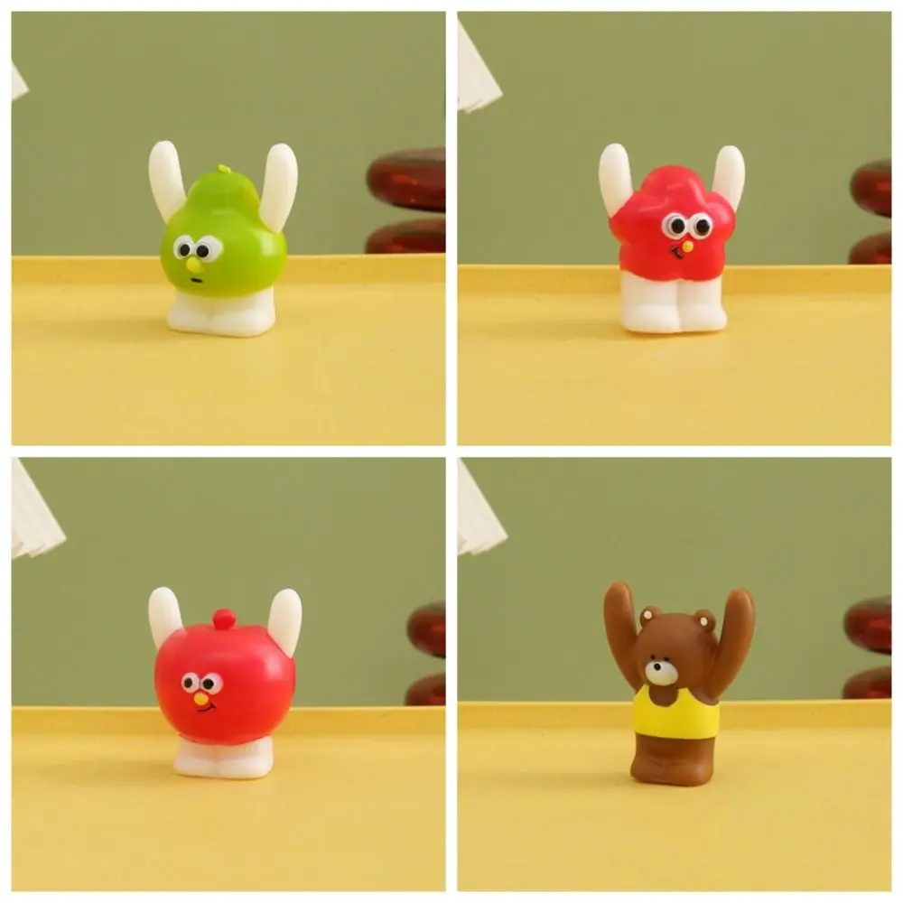 Ins Fruit Message Folder Cartoon Creative Business Card Holder Inspirational Anti-fall Small Animal Desktop Decoration Home