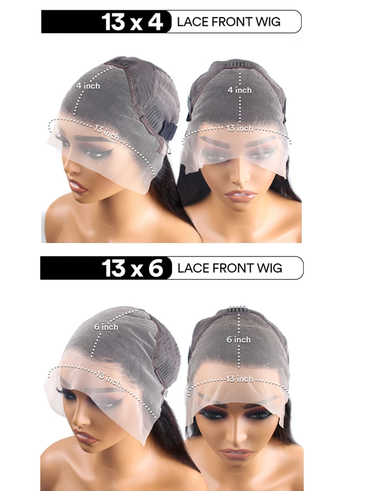 30 40 Polegada 13x4 13x6 hd osso transparente em linha reta perucas dianteiras do laço cabelo humano 100% para as mulheres cabelo preto brasileiro 200 densidade