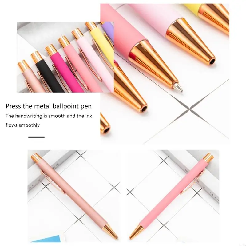 1.0 มม. โลหะ ballpoint ปากกาเครื่องเขียนปากกาปากกาของขวัญปากกาที่โรงเรียน
