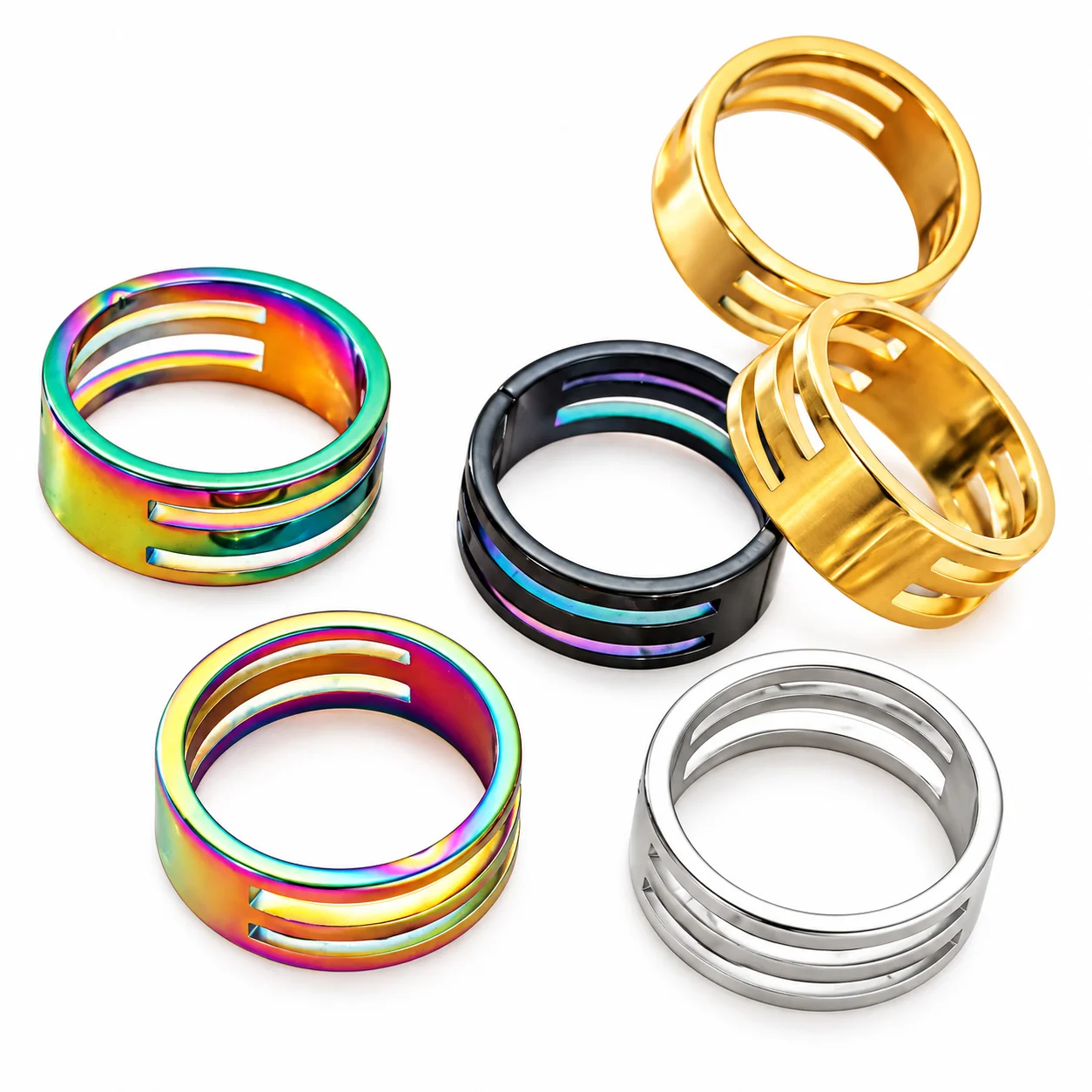 5Pcs/lot Stainless Steel Jump Rings Opening Tools For Finger Ring Opener DIY ewelry Making Materials Supplies Accessories