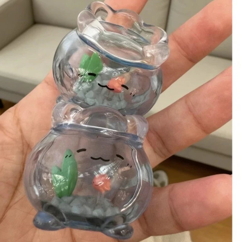 

Новинка в наличии: Прозрачный мини-аквариум для золотых рыбок Jun Expression Blind Box – настольное украшение, милый праздничный подарок