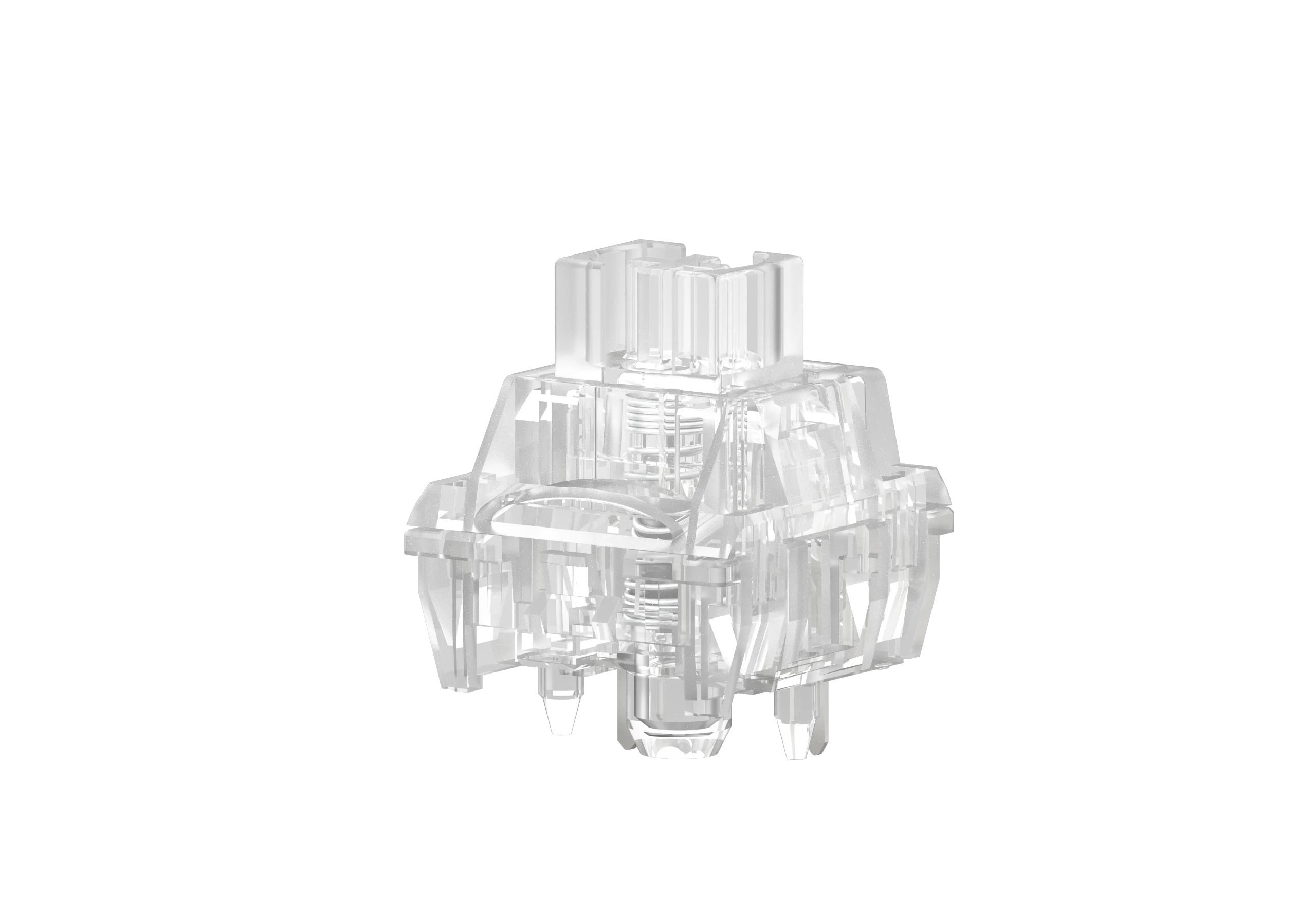 TTC Ice Switch, Linear Factory Pre-lubed High Transparent High Purity Dust-Proof Stable Mechanical Keyboard Switch