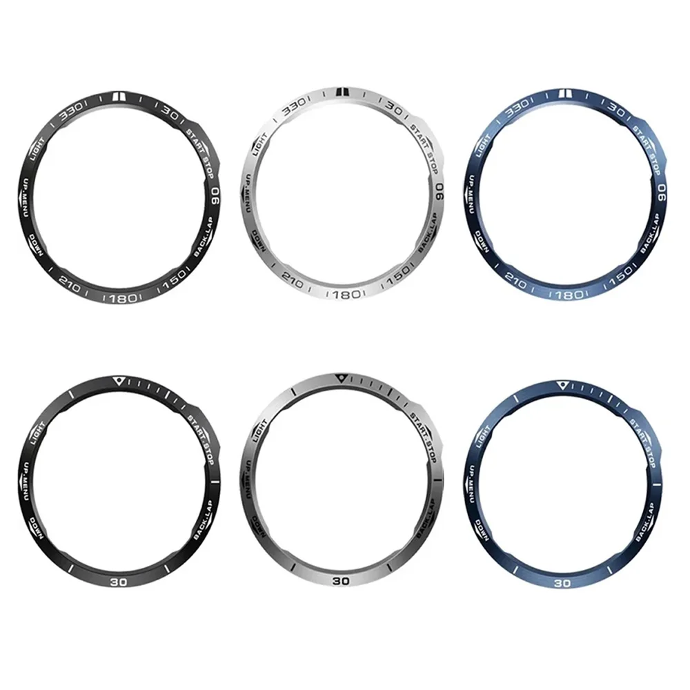 Watch Bezel Ring Styling for Garmin Fenix 6 6X Anti-Collision Metal Stainless Steel Timezone Racing Speed fit Fenix 6/6X Pro