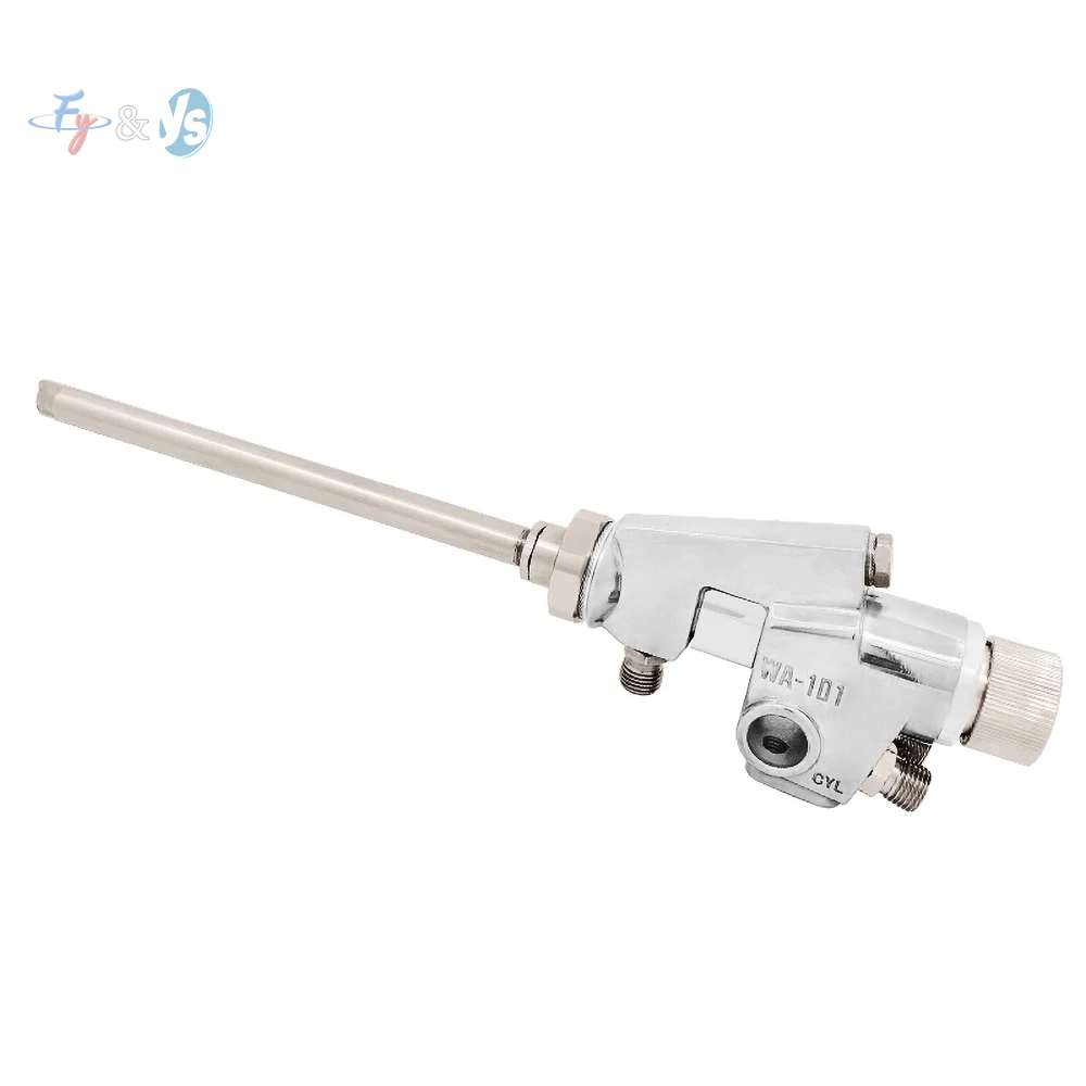 WA-101-0609/0915/1218 Long Nozzle Automatic Spray Gun, 100-500mm Extended Pneumatic Paint Gun for Inner Wall Pipe