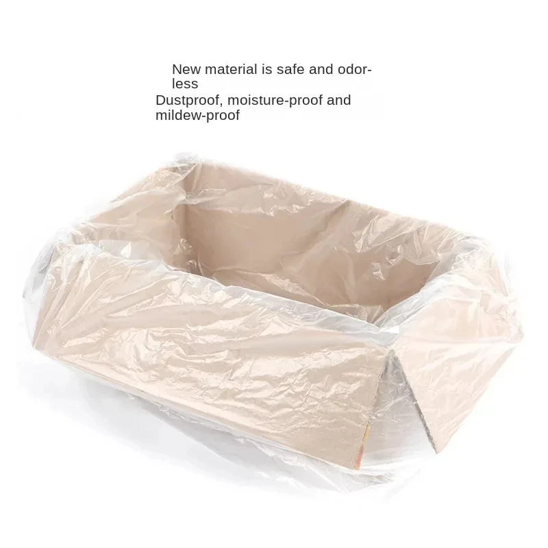 50 PCS High-Capacity Garbage Bag Household Thickened Disposable Trash Bags Kitchen Tools